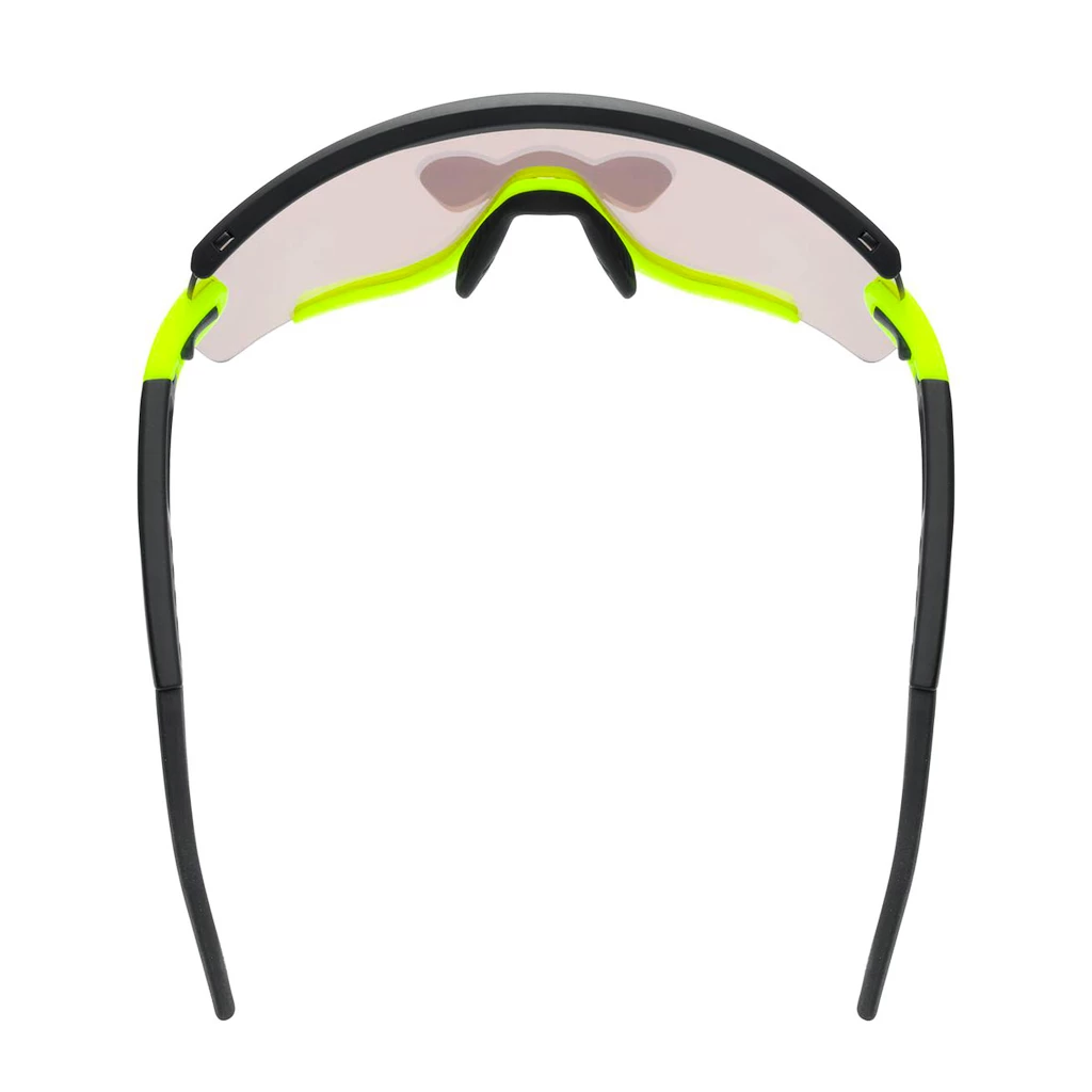 Sportbril Uvex  Sportstyle 236 Set Black Lime Mat/Mirror Yellow (Cat. 2) + Clear (Cat. 0)