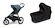 Sportieve kinderwagen Thule Urban Glide 3 Mid blue + Bassinet Black