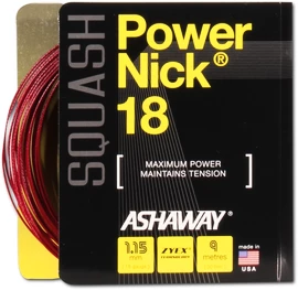 Squash besnaring Ashaway PowerNick 18 Zyex Red 1,15 mm