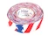 Stickblad tape Blue Sports  ANDOVER PRINTED 24 mm x 18 m USA