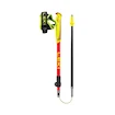 Stokken voor trail running Leki  Ultratrail FX Junior, naturalcarbon-bright red-neonyellow, 95 - 110 cm