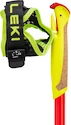 Stokken voor trail running Leki  Ultratrail FX Junior, naturalcarbon-bright red-neonyellow, 95 - 110 cm
