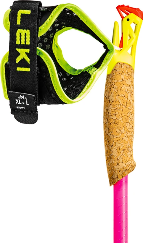 Stokken voor trail running Leki  Ultratrail FX.One Superlite, neonpink-neonyellow-naturalcarbon