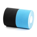 Tape BronVit  Sport kinesiology tape balení 2 x 6m – classic – černá + modrá