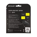 Tennis besnaring Dunlop  Explosive Spin Black 1.25 Set (12 m)