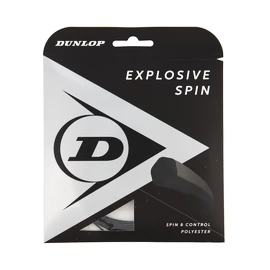 Tennis besnaring Dunlop Explosive Spin Black 1.25 Set (12 m)