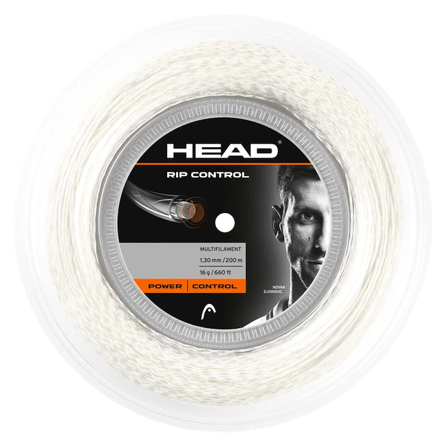 Tennis besnaring Head  RIP Control White 1,25 mm (200m)