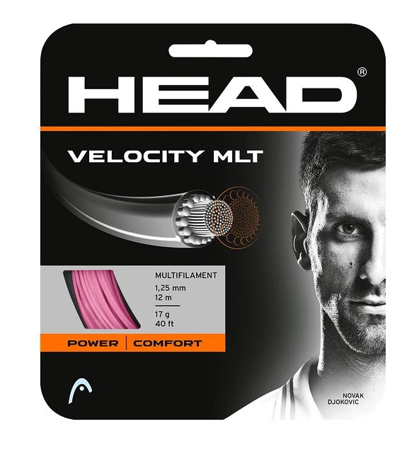 Tennis besnaring Head  Velocity Pink (12 m)