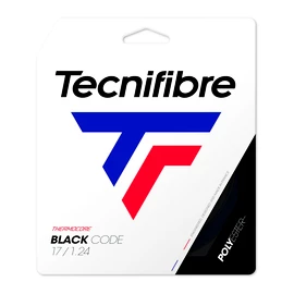 Tennis besnaring Tecnifibre Black Code 1,24 mm (12m)