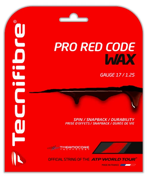 Tennis besnaring Tecnifibre  Pro Red Code Wax (12 m)  1,20 mm
