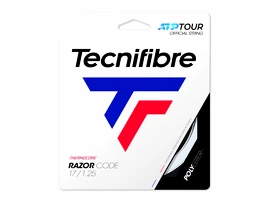 Tennis besnaring Tecnifibre Razor Code White (12 m)