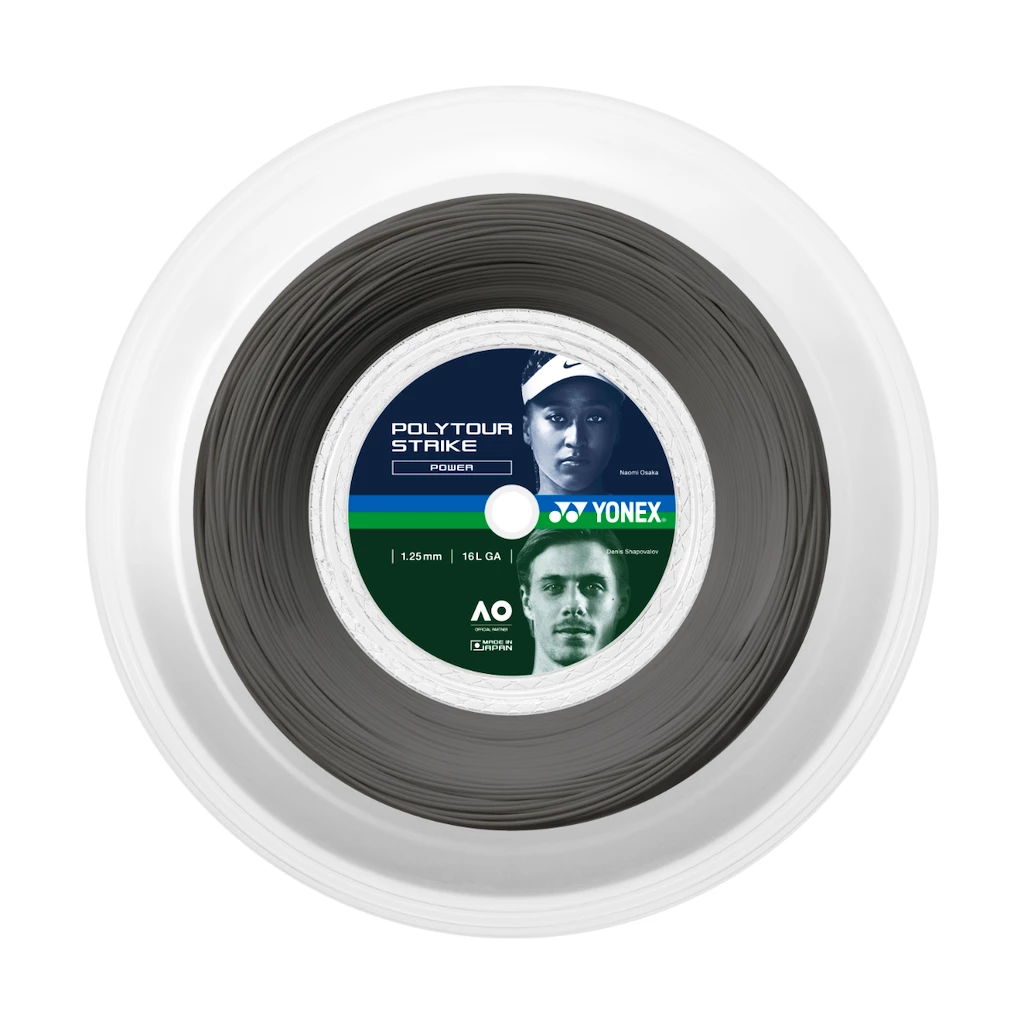 Tennis besnaring Yonex  Poly Tour Strike Gray (200 m)