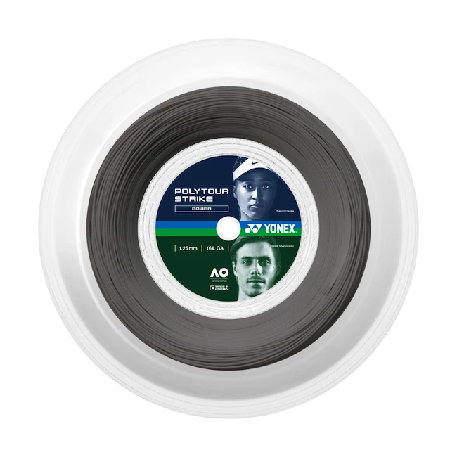 Tennis besnaring Yonex  Poly Tour Strike Gray (200 m)