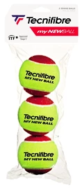 Tennisballen voor kinderen Tecnifibre My New Ball 3 St.