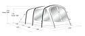 Tent Outwell  Rosedale 4PA Green