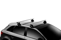 Thule dakdrager met aluminium EVO Rod Honda Jazz 5-dr hatchback met kaal dak 08-14