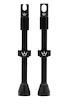 Tubeless ventiel PEATY'S  X chris king (mk2) black tubeless valves 60mm (ptv2-60-blk-12)