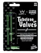 Tubeless ventiel PEATY'S  X chris king (mk2) emerald tubeless valves - 80mm (ptv2-80-emr-12)