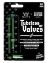 Tubeless ventiel PEATY'S  X chris king (mk2) emerald tubeless valves - 80mm (ptv2-80-emr-12)