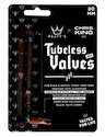 Tubeless ventiel PEATY'S  X chris king (mk2) red tubeless valves - 80mm (ptv2-80-red-12)