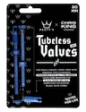 Tubeless ventiel PEATY'S  X chris king (mk2) turquoise tubeless valves - 80mm (ptv2-80-trq-12)