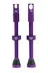 Tubeless ventiel PEATY'S  X chris king (mk2) violet tubeless valves 60mm (ptv2-60-vlt-12)