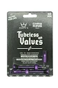 Tubeless ventiel PEATY'S  X chris king (mk2) violet tubeless valves 60mm (ptv2-60-vlt-12)
