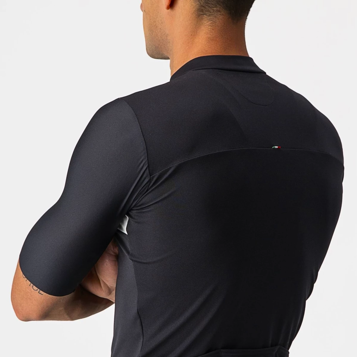 Castelli Prologo 7 Light Black/Silver Gray/Ivory