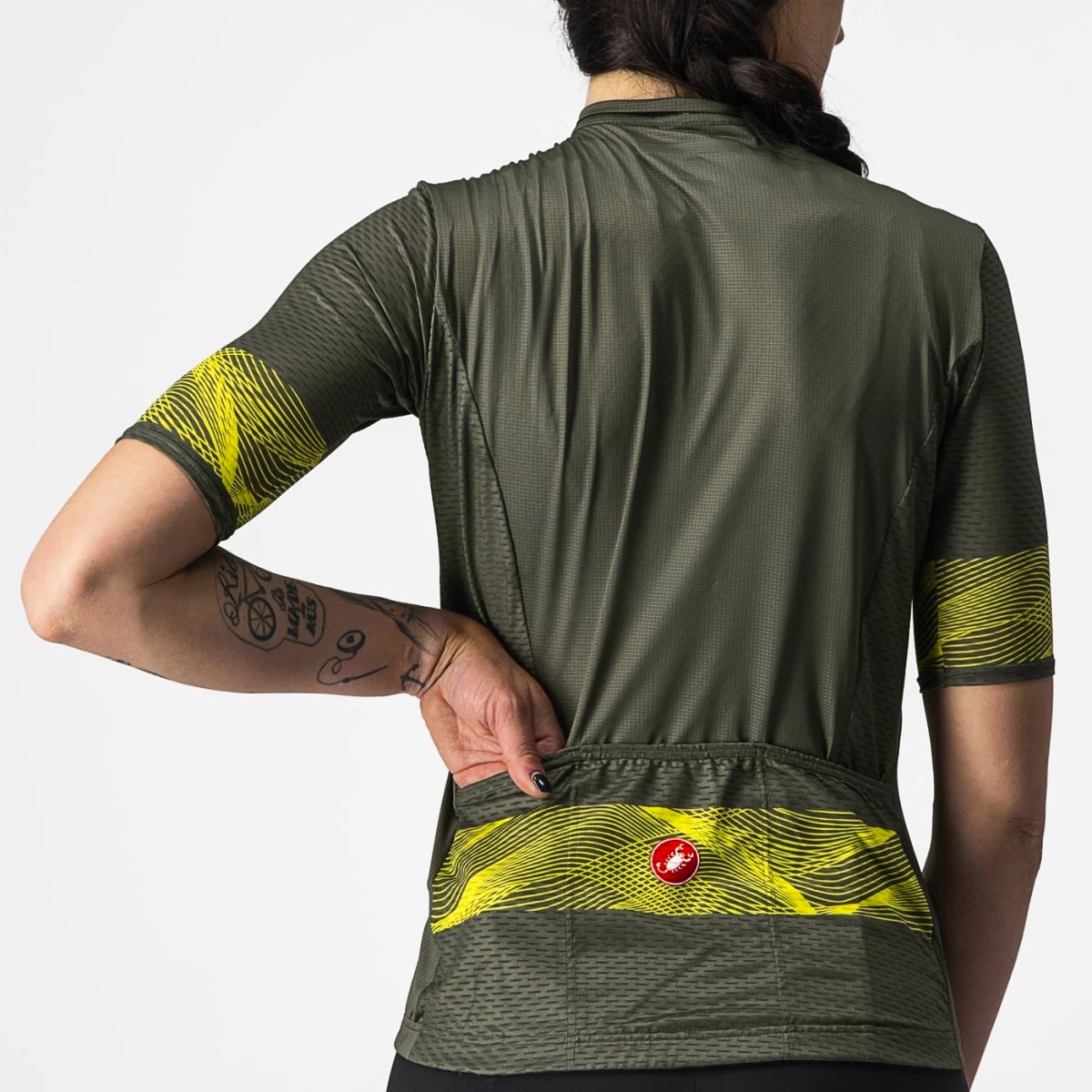 Castelli Fenice Military Green/Sulphur