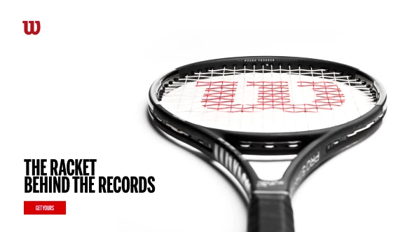 Wilson Pro Staff tennisrackets met Roger Federer