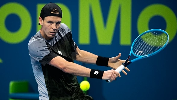 Tomáš Berdych met het Head Graphene 360 ​​​​Instinct MP tennisracket