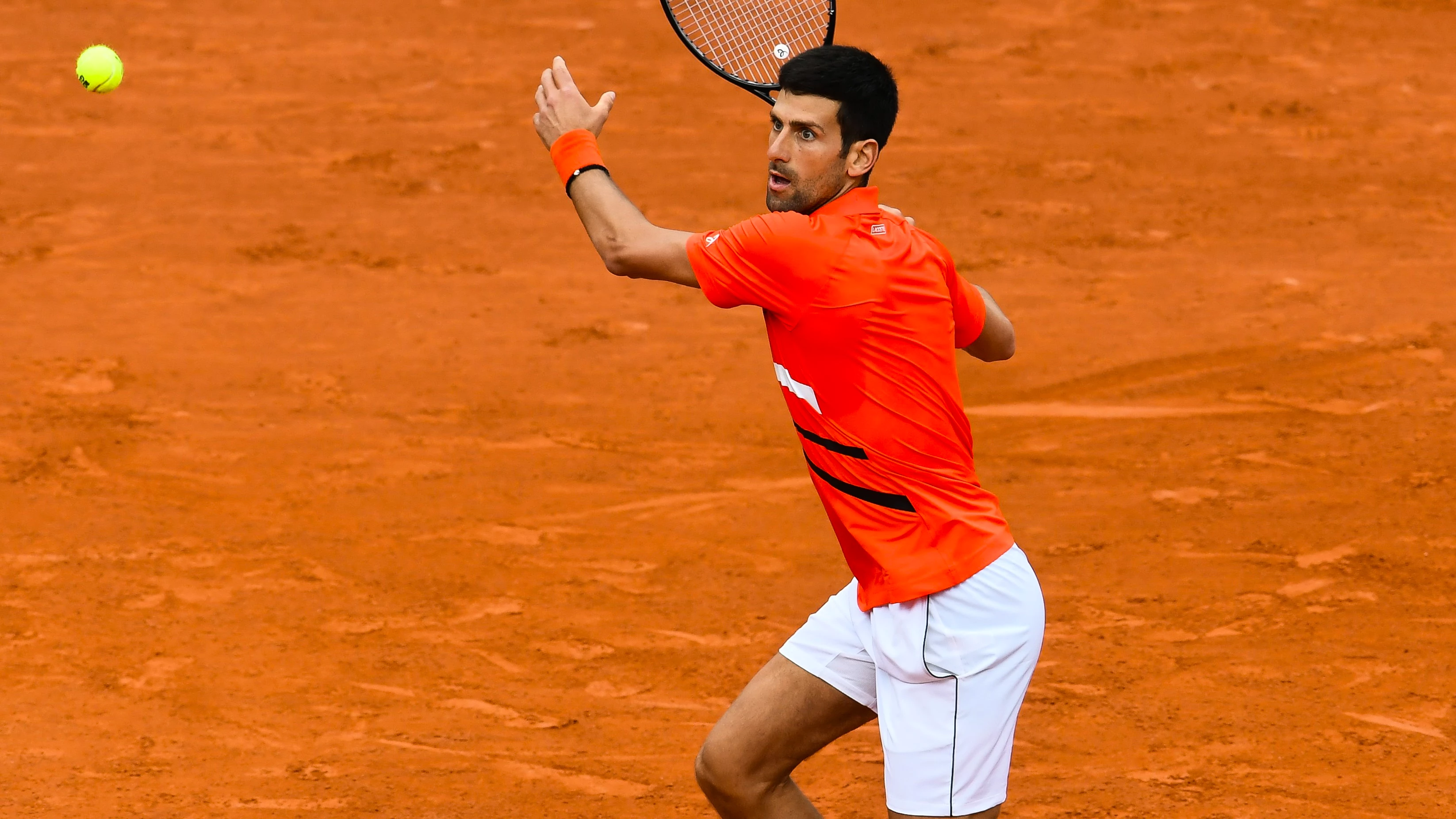 Novak Djoković tijdens het toernooi van Madrid