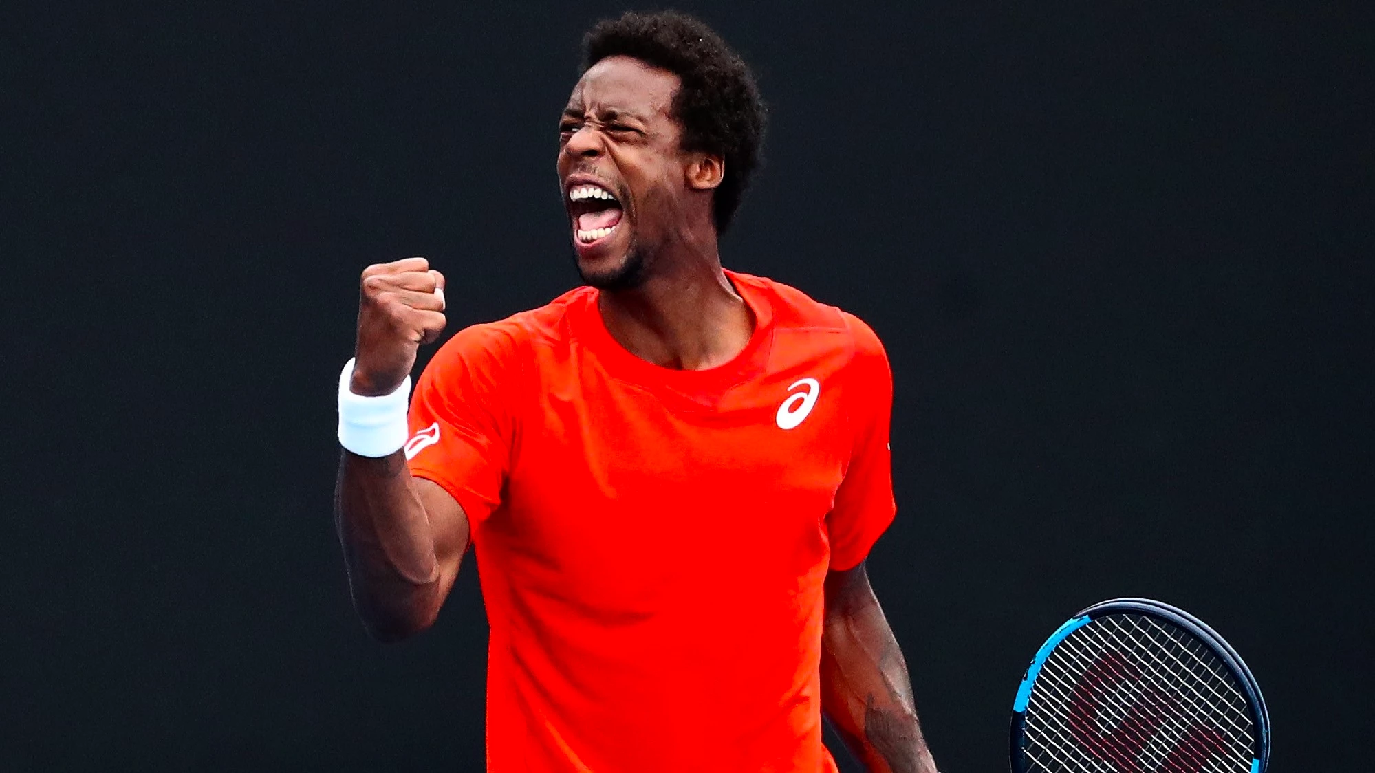 Gaël Monfils op de Australian Open