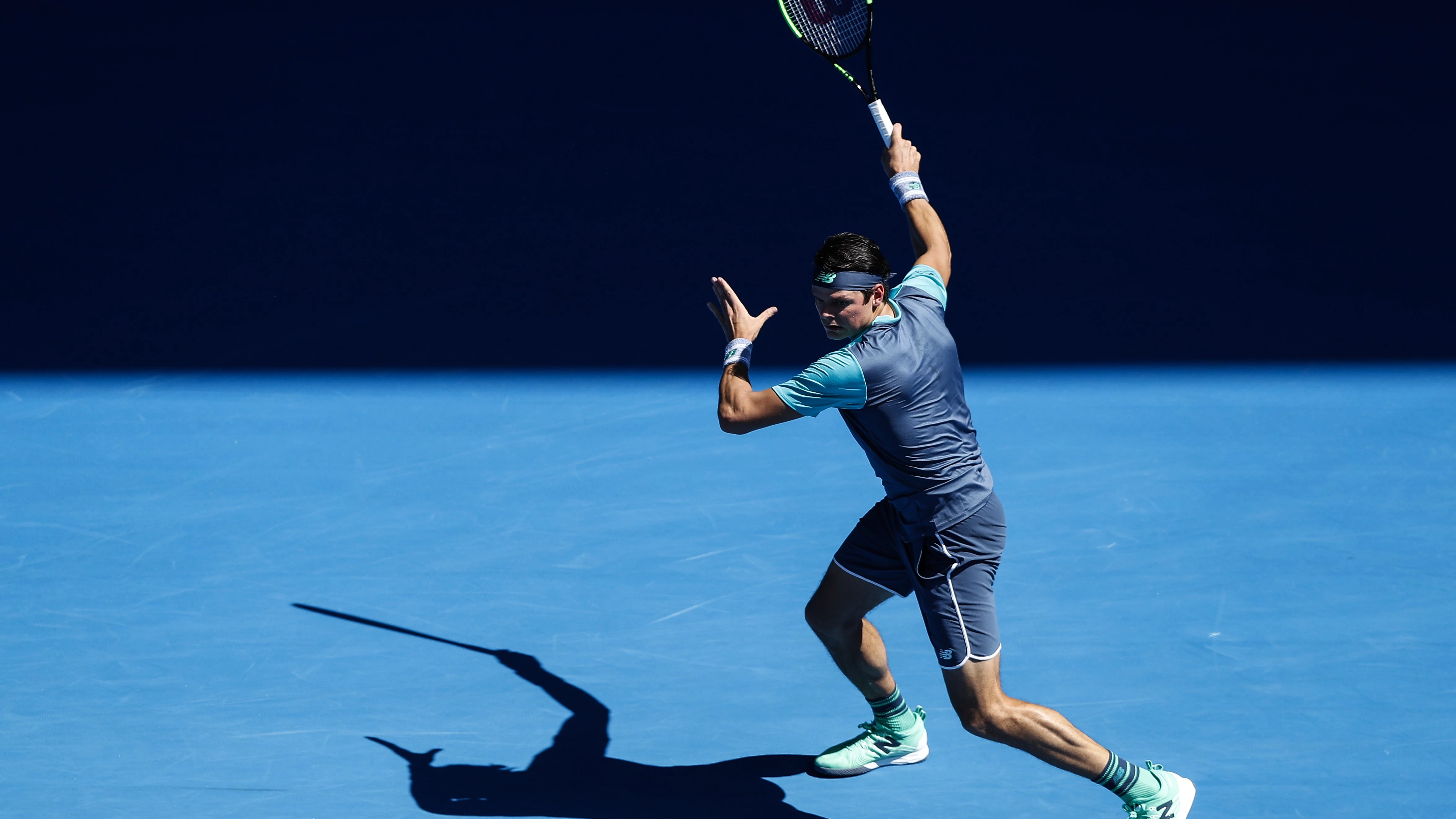 Milos Raonic op de Australian Open