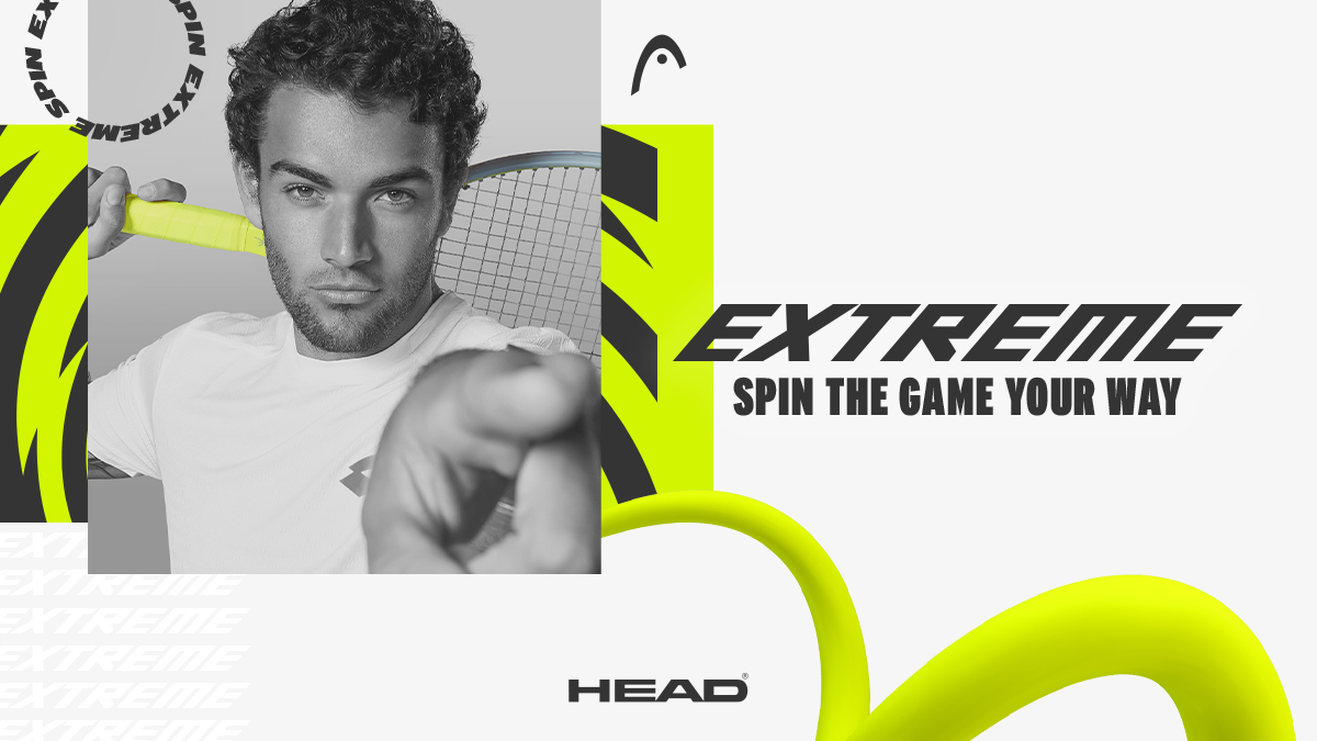 Matteo Berrettini speelt met Head Graphene 360+ Extreme tennisrackets