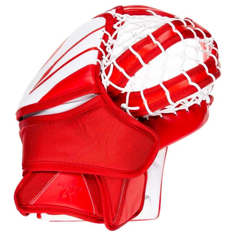 Vanghandschoen Bauer Supreme MVPRO White/Red Senior