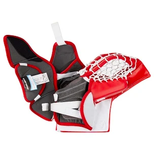 Vanghandschoen Bauer Supreme MVPRO White/Red Senior linkerhand (regular)