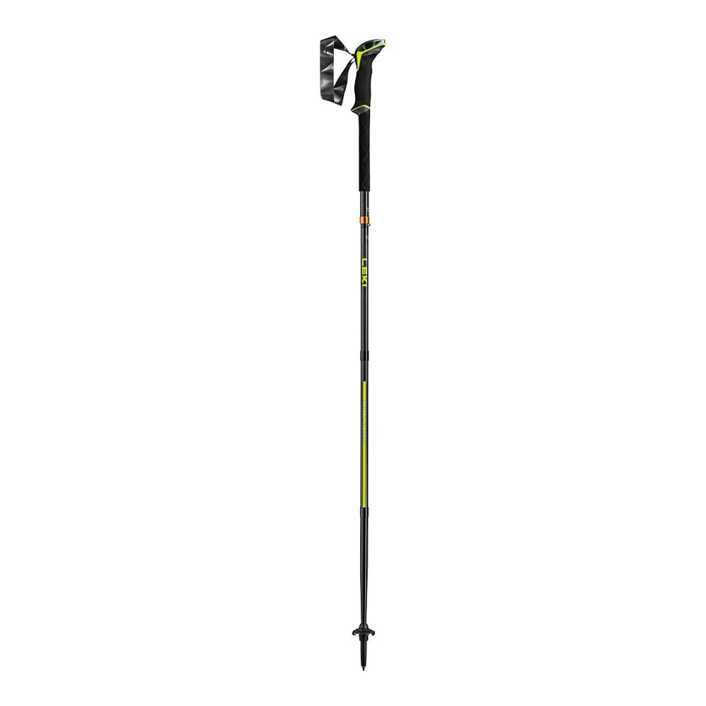 Wandelstokken Leki  Sherpa FX.One Carbon, naturalcarbon-neonyellow-white