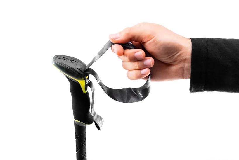 Wandelstokken Leki  Sherpa FX.One Carbon, naturalcarbon-neonyellow-white