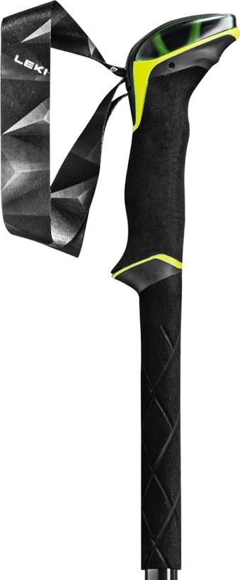 Wandelstokken Leki  Sherpa FX.One Carbon, naturalcarbon-neonyellow-white