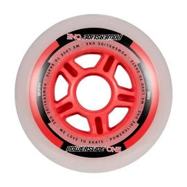 Wieltjes met lagers Powerslide One Complete 80 mm 82A + ABEC 5 + 8 mm Spacer 8-Pack