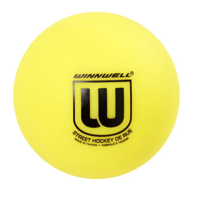WinnWell  Street Hockey Ball 65MM 50G Soft Yellow