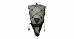 Zadeltas Topeak  BackLoader 10L Green
