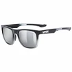 Zonnebril Uvex  LGL 42 Black Transparent/Mirror Silver (2916)