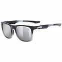 Zonnebril Uvex  LGL 42 Black Transparent/Mirror Silver (2916)