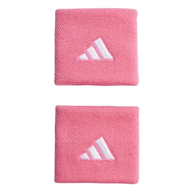 Zweetbandjes adidas  Tennis Wristband S Lucpnk/White