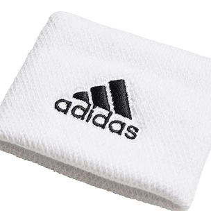 Zweetbandjes adidas  Tennis Wristband Small White