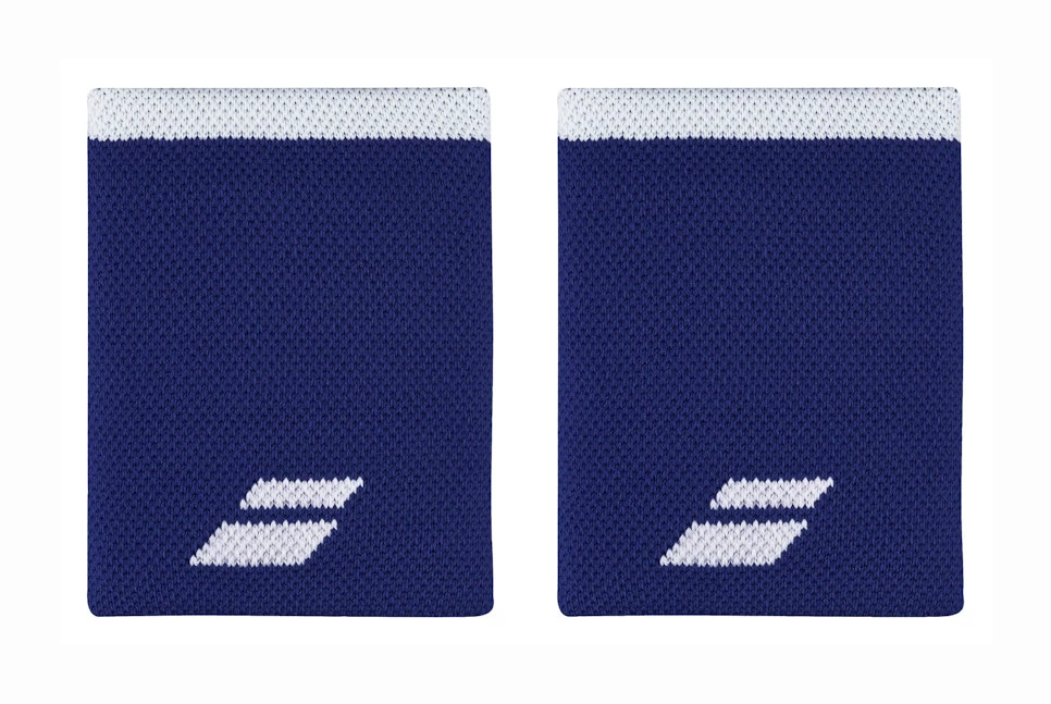 Zweetbandjes Babolat  Logo Jumbo Wristband Sodalite Blue