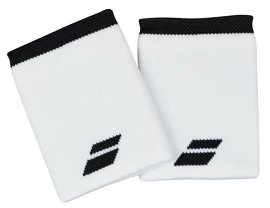 Zweetbandjes Babolat Logo Jumbo Wristband White (2 Pack)