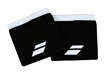 Zweetbandjes Babolat  Logo Wristband Black/White (2 Pack)